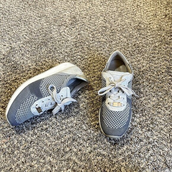 Ara Shoes Lilly Gray Knit Sneaker Walking Comfort Lace Up Fusion UK 5 US 7.5 - Picture 10 of 11